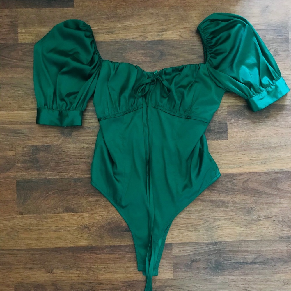 EMERALD GREEN BODYSUIT